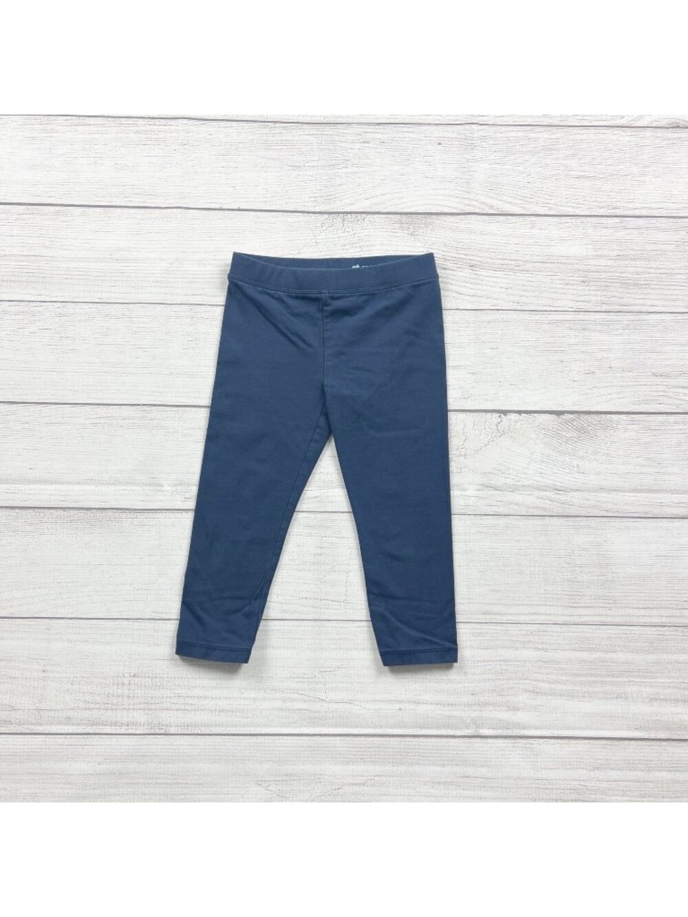 Crewcuts Cropped Navy Leggings Cotton Blend Girls Comfortable Everyday Wear 5